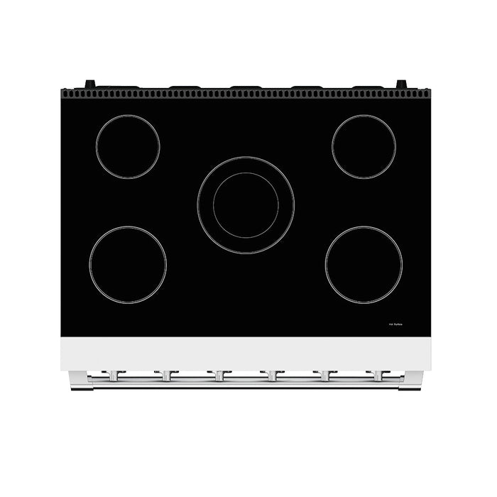 Thor Kitchen 36-Inch S Series Electric Range (SRE3601) – top