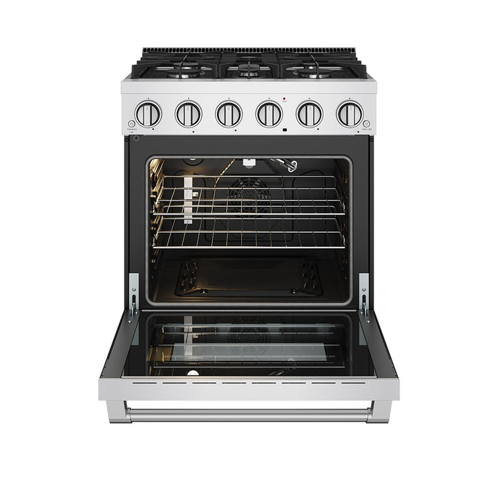 Thor Kitchen 30-Inch S Series Gas Range (SRG3001) – front open