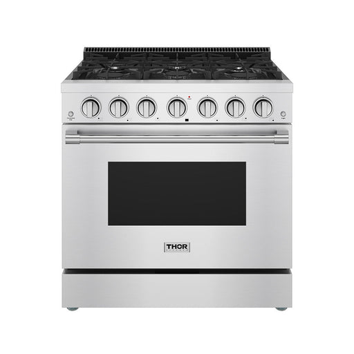 Thor Kitchen 36-Inch S Series Gas Range (SRG3601) – front 1