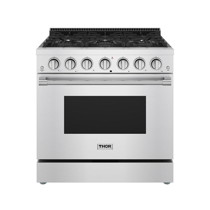 Thor Kitchen 36-Inch S Series Gas Range (SRG3601) – front 1