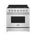 Thor Kitchen 36-Inch S Series Gas Range (SRG3601) – front 1