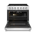 Thor Kitchen 36-Inch S Series Gas Range (SRG3601) – front open 1