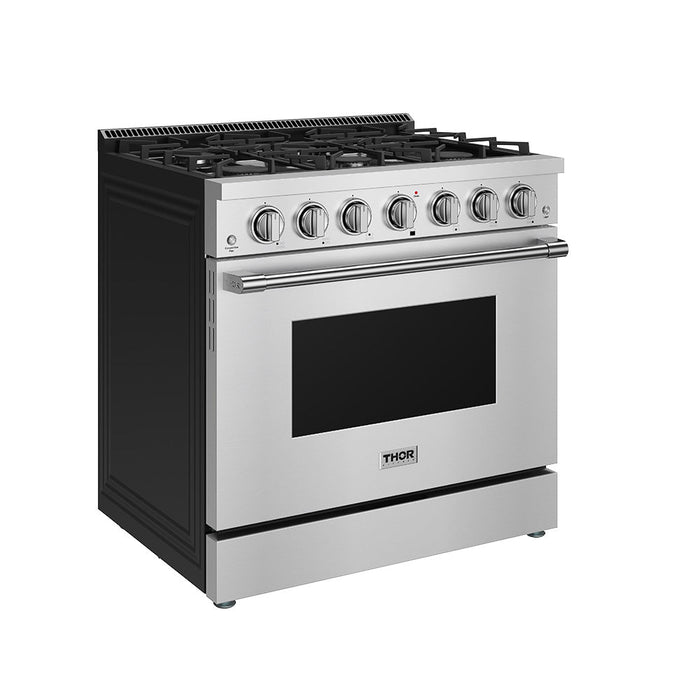 Thor Kitchen 36-Inch S Series Gas Range (SRG3601) – left