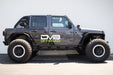 DV8 Offroad 2018-2026 Jeep Wrangler JL FS-15 Series 4-Door Rock Sliders – installed on vehicle, image 12 of 20