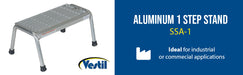 Vestil SSA-1 aluminum feature overview 1