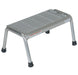Vestil SSA-1 Aluminum 1 Step Stand 500 lb. Capacity Silver