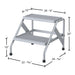Vestil SSA-2-KD aluminum dimensions diagram
