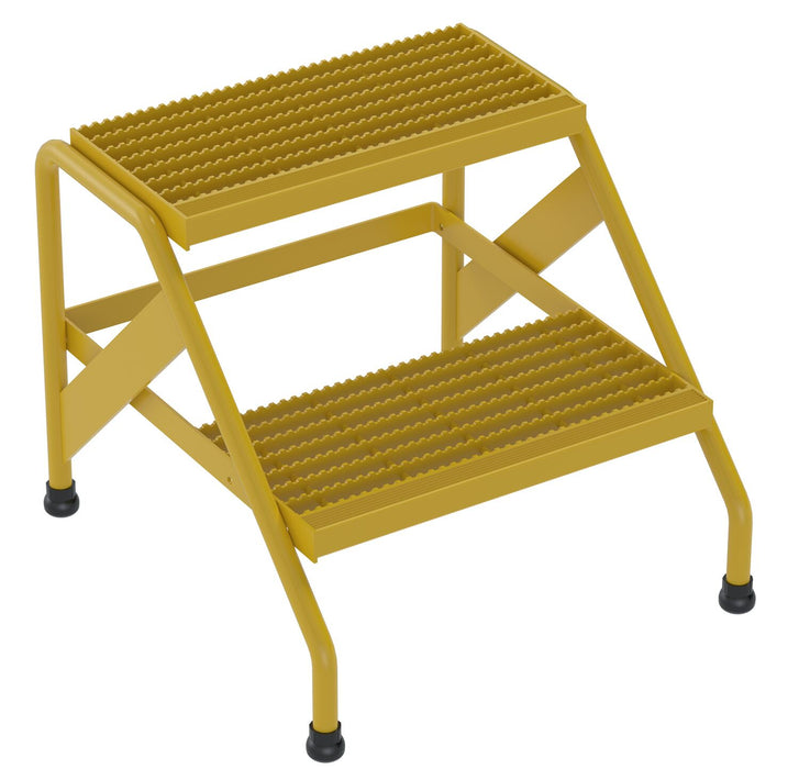 Vestil SSA-2-Y Aluminum 2 Step Stand 500 lb. Capacity Yellow