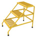 Vestil SSA-3-Y Aluminum 3 Step Stand 500 lb. Capacity Yellow