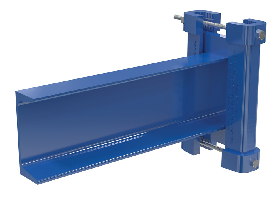 Vestil SSAL-12-NL Steel Cantilever Straight Arm No Lip 12 in. Length 3,000 lb. Capacity Blue