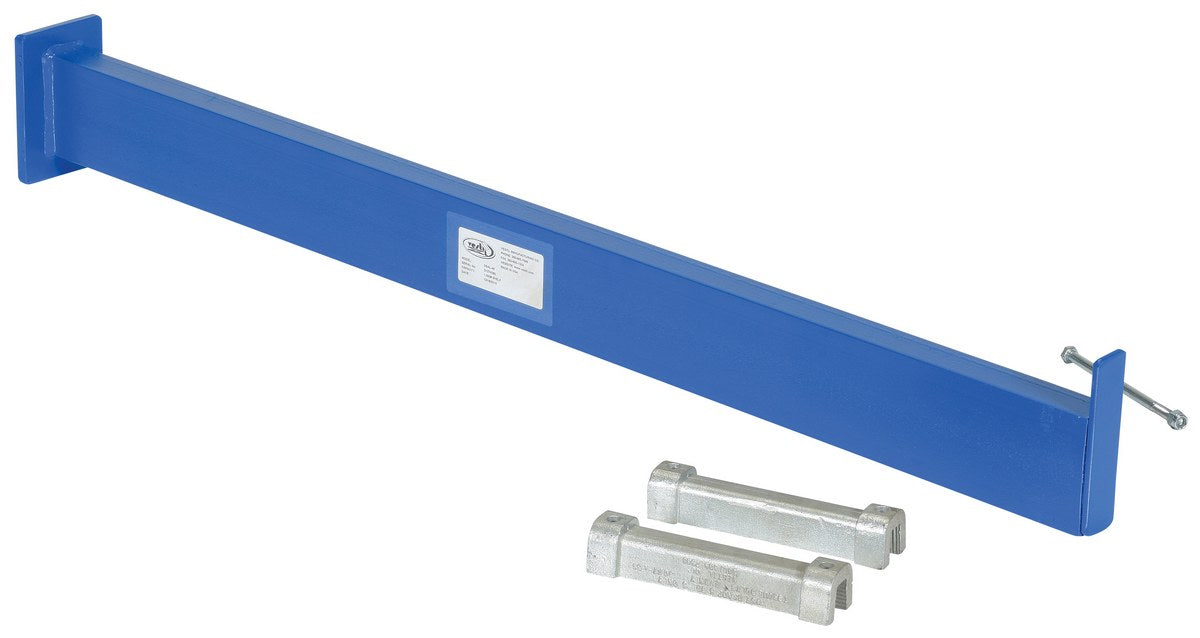 Vestil SSAL-48 Steel Cantilever Straight Arm with 2 in. Lip 48 in. Length 1,000 lb. Capacity Blue
