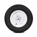 SS Wheels Alpha 12x7 Gloss White & X Comp A/T Tire Combo golf cart wheel and tire