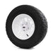SS Wheels Alpha 12x7 Gloss White & X Comp X/T Tire Combo golf cart wheel and tire – view 3