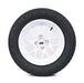 SS Wheels Alpha 14x7 Gloss White & X Comp A/T Tire Combo golf cart wheel and tire – view 5