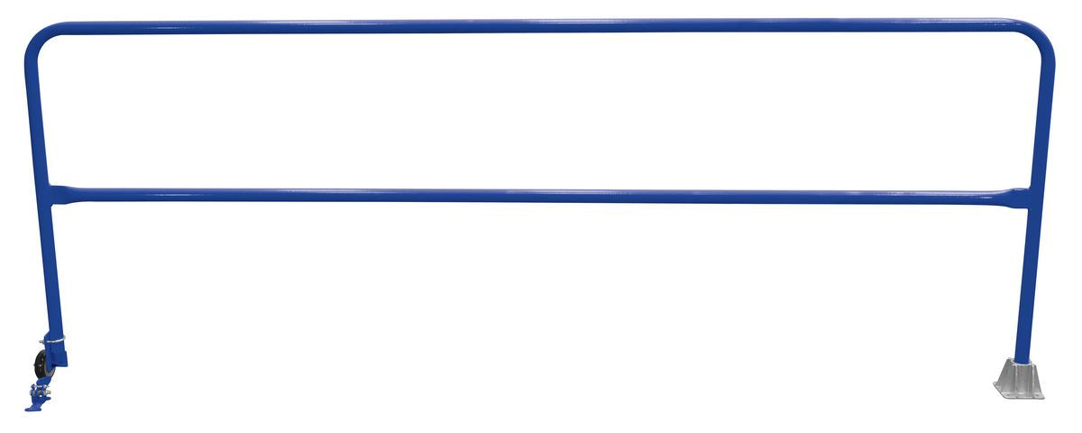 Vestil SSG-10-BL Steel Dock Safety Swing Gate 10 ft. Length Blue