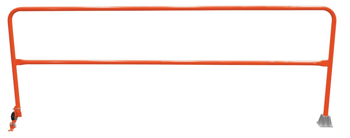 Vestil SSG-10-OR Steel Dock Safety Swing Gate 10 ft. Length Orange