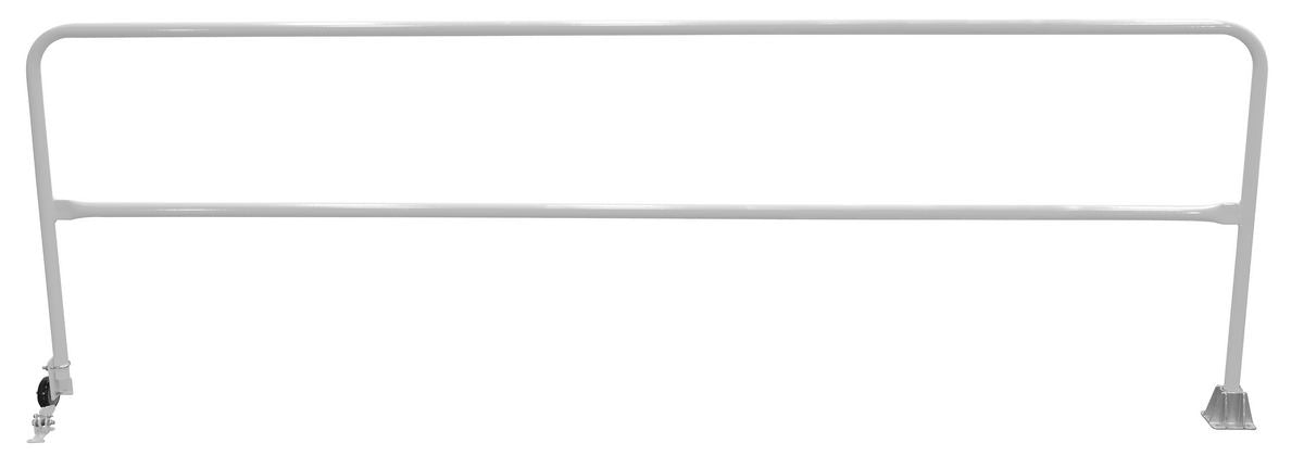 Vestil SSG-11-SL Steel Dock Safety Swing Gate 11 ft. Length Silver