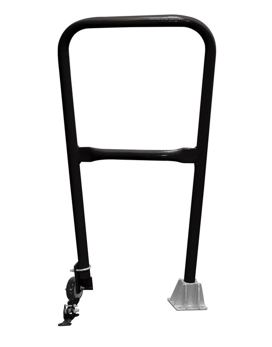 Vestil SSG-2-BK Steel Dock Safety Swing Gate 2 ft. Length Black
