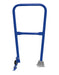 Vestil SSG-2-BL Steel Dock Safety Swing Gate 2 ft. Length Blue