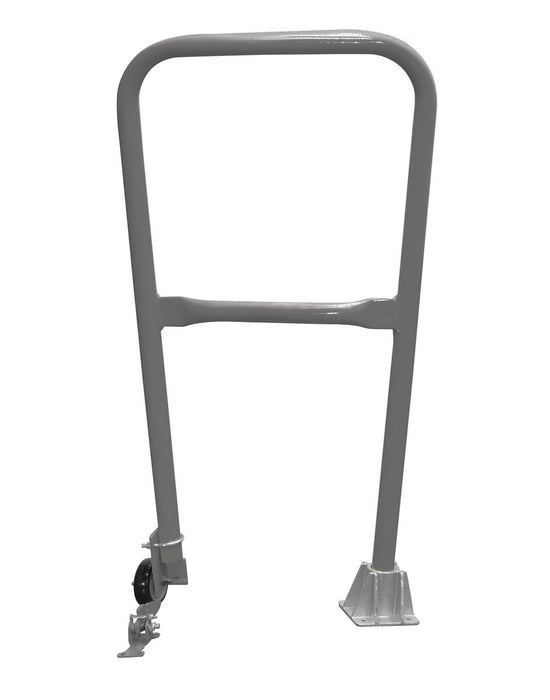 Vestil SSG-2-GYSG Steel Dock Safety Swing Gate 2 ft. Length Gray Semi Gloss