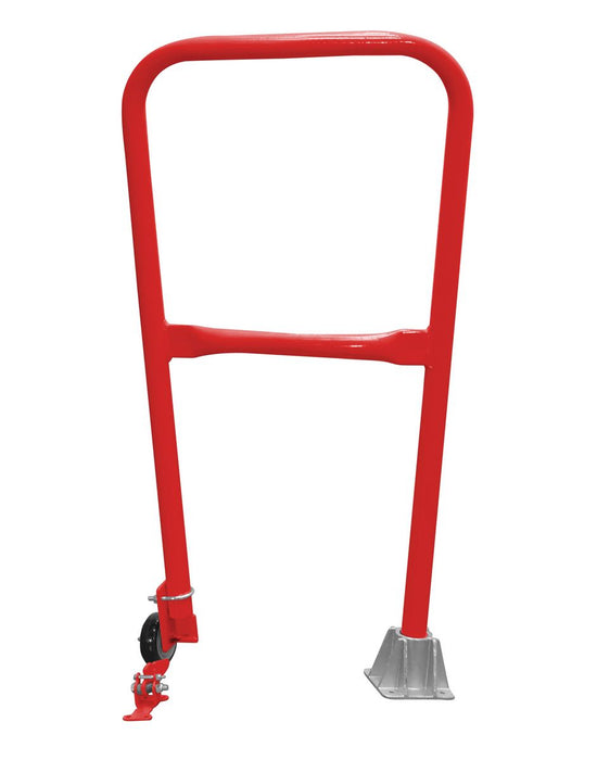 Vestil SSG-2-RD Steel Dock Safety Swing Gate 2 ft. Length Red