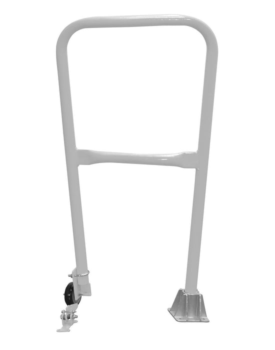 Vestil SSG-2-SL Steel Dock Safety Swing Gate 2 ft. Length Silver