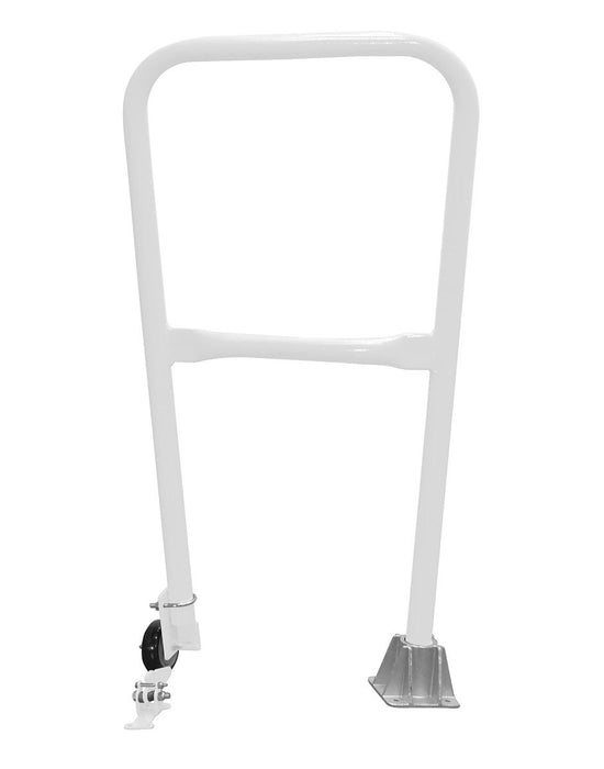 Vestil SSG-2-WT Steel Dock Safety Swing Gate 2 ft. Length White
