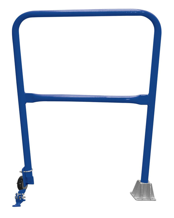 Vestil SSG-3-BL Steel Dock Safety Swing Gate 3 ft. Length Blue