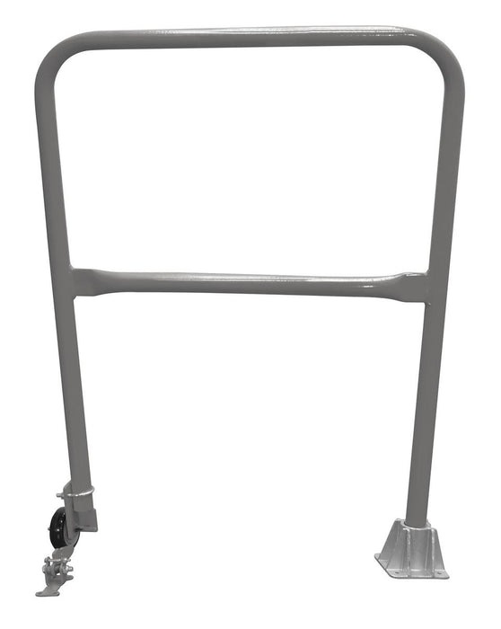 Vestil SSG-3-GYSG Steel Dock Safety Swing Gate 3 ft. Length Gray Semi Gloss