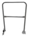 Vestil SSG-3-GYSG Steel Dock Safety Swing Gate 3 ft. Length Gray Semi Gloss