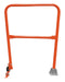 Vestil SSG-3-OR Steel Dock Safety Swing Gate 3 ft. Length Orange