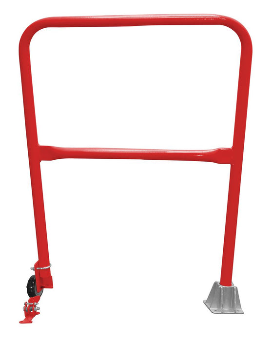 Vestil SSG-3-RD Steel Dock Safety Swing Gate 3 ft. Length Red