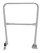 Vestil SSG-3-SL Steel Dock Safety Swing Gate 3 ft. Length Silver