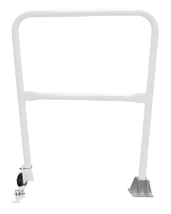 Vestil SSG-3-WT Steel Dock Safety Swing Gate 3 ft. Length White