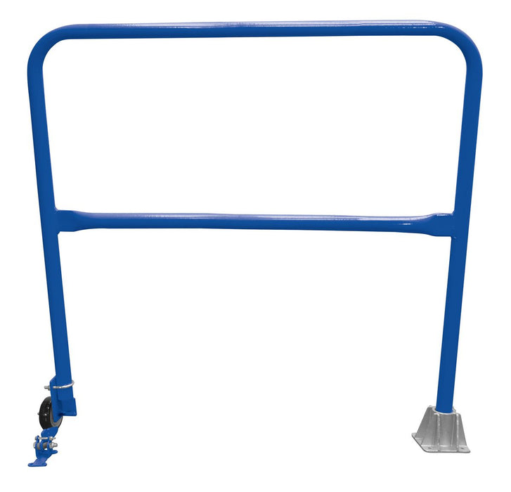 Vestil SSG-4-BL Steel Dock Safety Swing Gate 4 ft. Length Blue