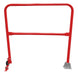 Vestil SSG-4-RD Steel Dock Safety Swing Gate 4 ft. Length Red