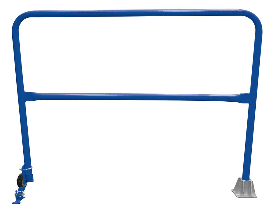 Vestil SSG-5-BL Steel Dock Safety Swing Gate 5 ft. Length Blue