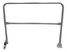 Vestil SSG-5-GYSG Steel Dock Safety Swing Gate 5 ft. Length Gray Semi Gloss