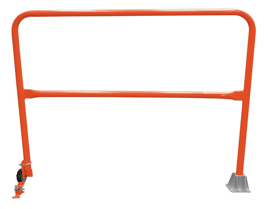 Vestil SSG-5-OR Steel Dock Safety Swing Gate 5 ft. Length Orange