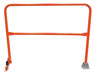Vestil SSG-5-OR Steel Dock Safety Swing Gate 5 ft. Length Orange