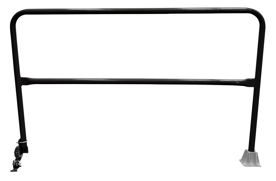Vestil SSG-6-BK Steel Dock Safety Swing Gate 6 ft. Length Black