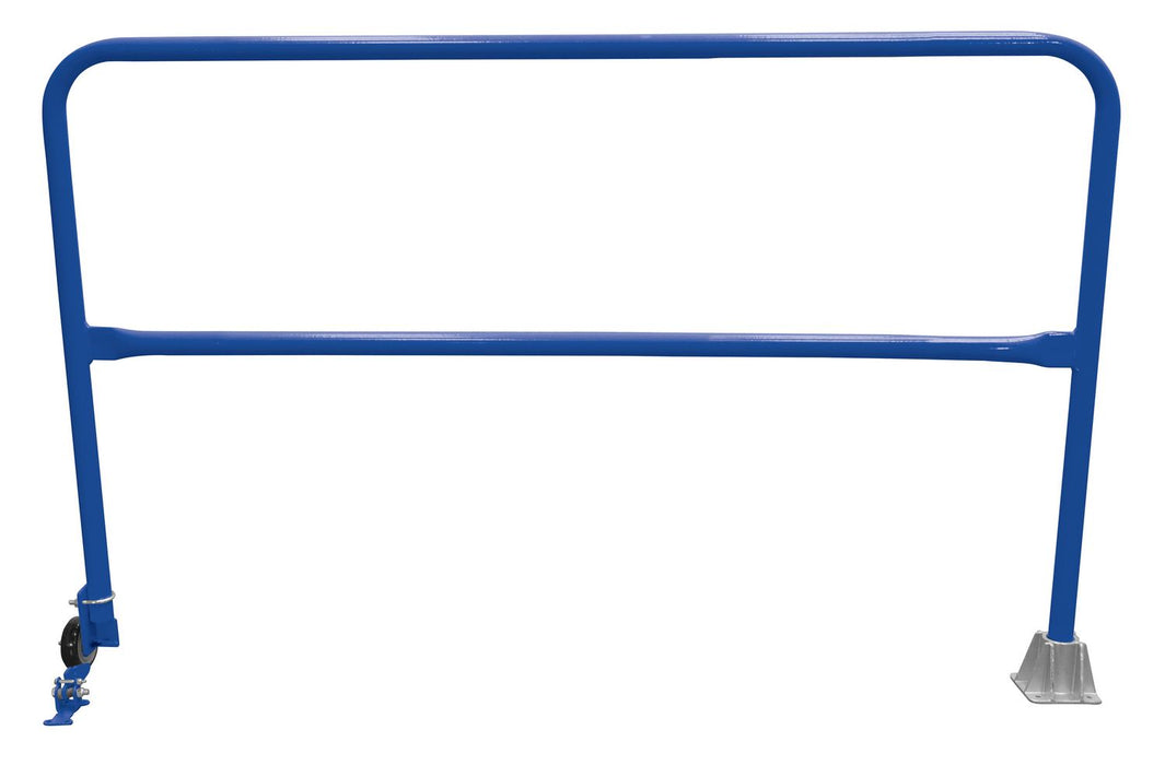 Vestil SSG-6-BL Steel Dock Safety Swing Gate 6 ft. Length Blue