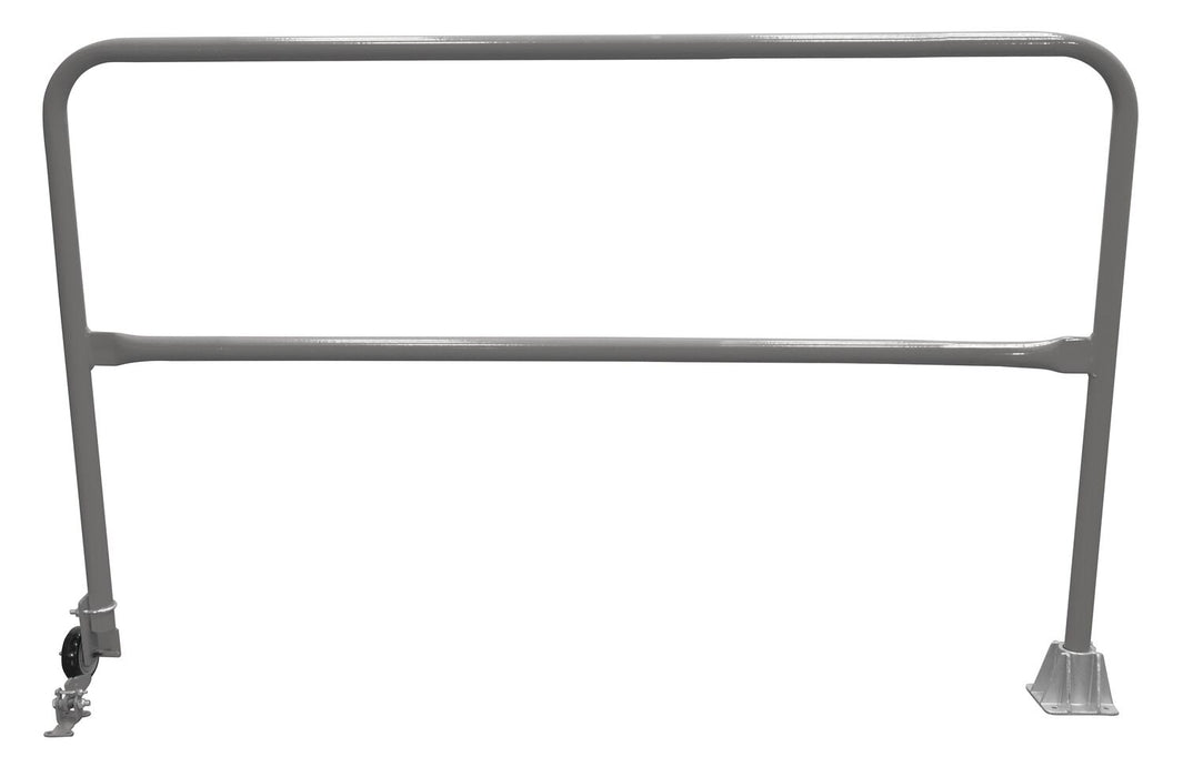 Vestil SSG-6-GYSG Steel Dock Safety Swing Gate 6 ft. Length Gray Semi Gloss