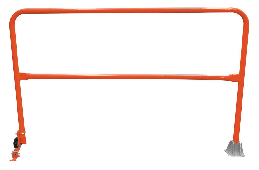 Vestil SSG-6-OR Steel Dock Safety Swing Gate 6 ft. Length Orange