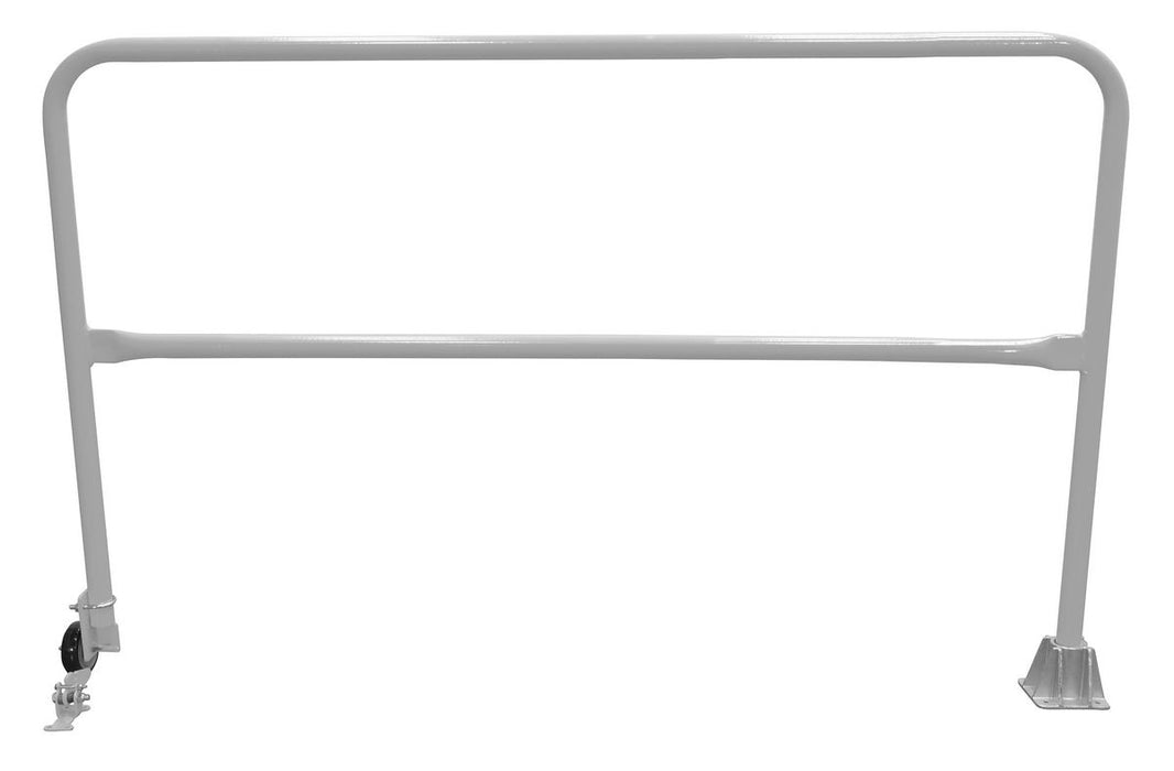 Vestil SSG-6-SL Steel Dock Safety Swing Gate 6 ft. Length Silver