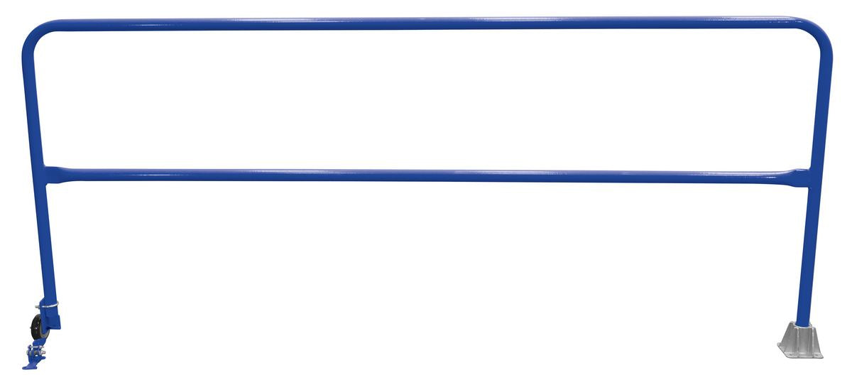 Vestil SSG-9-BL Steel Dock Safety Swing Gate 9 ft. Length Blue