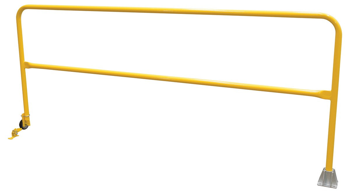 Vestil SSG-9 steel dock safety swing gate - view 2