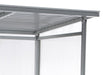 Vestil SSH-7939-80 steel smoking shelter bus stop - view 7