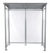 Vestil SSH-7939-80 steel smoking shelter bus stop - view 3