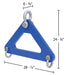 Vestil SSLP-200-2 steel short span lifting plate dimensions diagram
